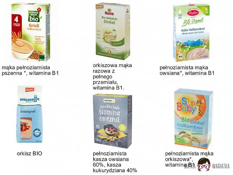 bezmleczne, glutenowe, bezsmakowe kaszki do wprowadzania glutenu 2 by . 