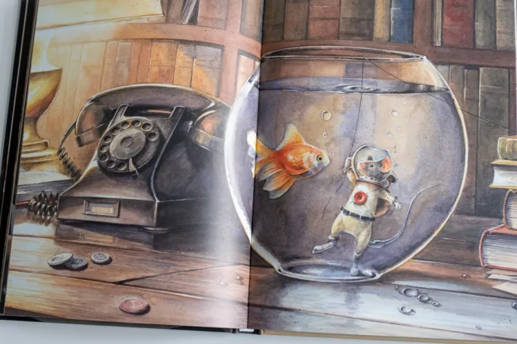 Armstrong Niezwykla mysia wyprawa na ksiezyc Ksiazki dla dzieci4 by . 