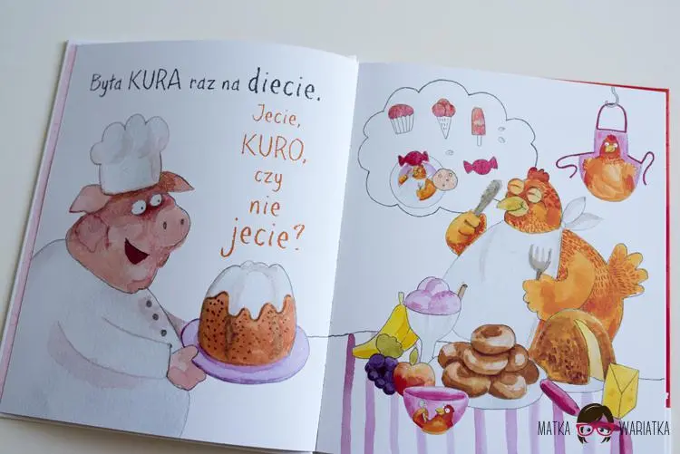 Ksiazki dla dzieci Kura co tyla na diecie002 by . 