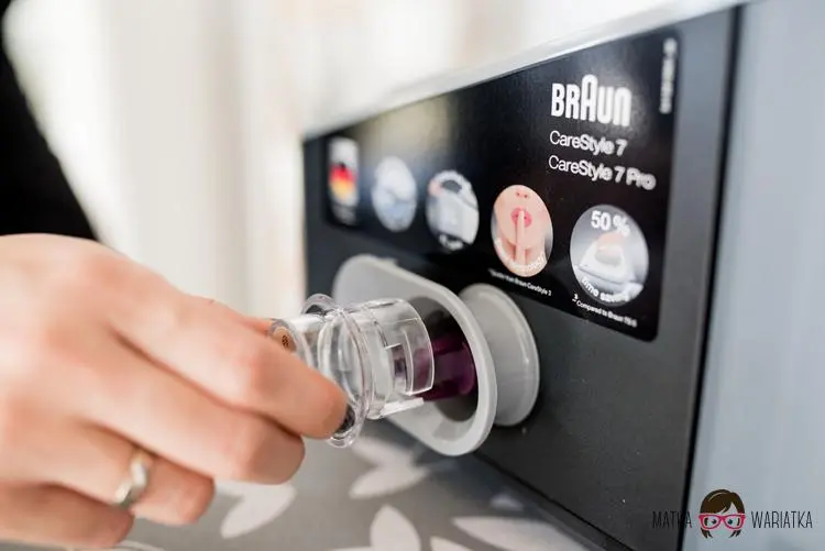 czyszczenie z osadu żelazka Braun z generatorem pary